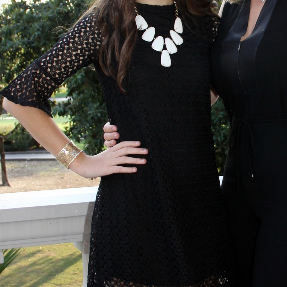 Nordstrom Black Laced Dress